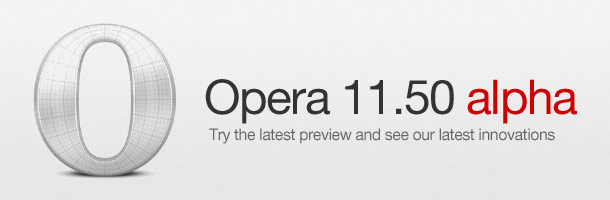 Opera 11.50 alpha
