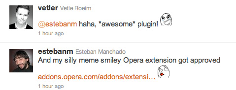 Meme smiley extension