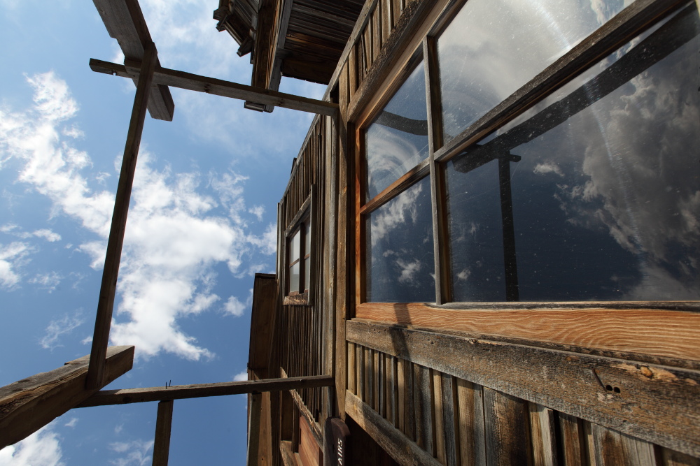 The abandoned Gillian Hall at Elkhorn, Montana.