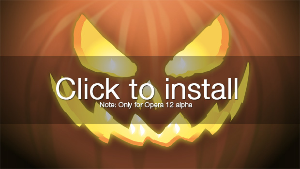 Halloween Theme for Opera 12