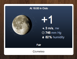 Gismeto Weather Forecast