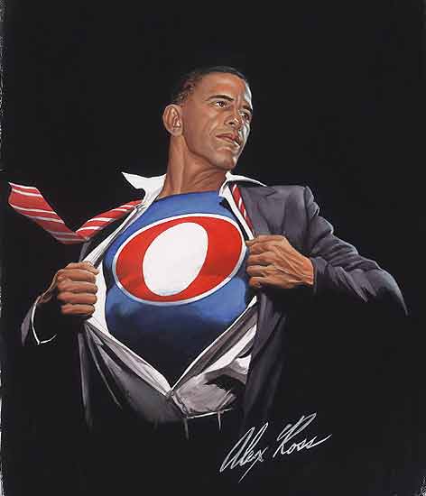 Barack Obama as Superman