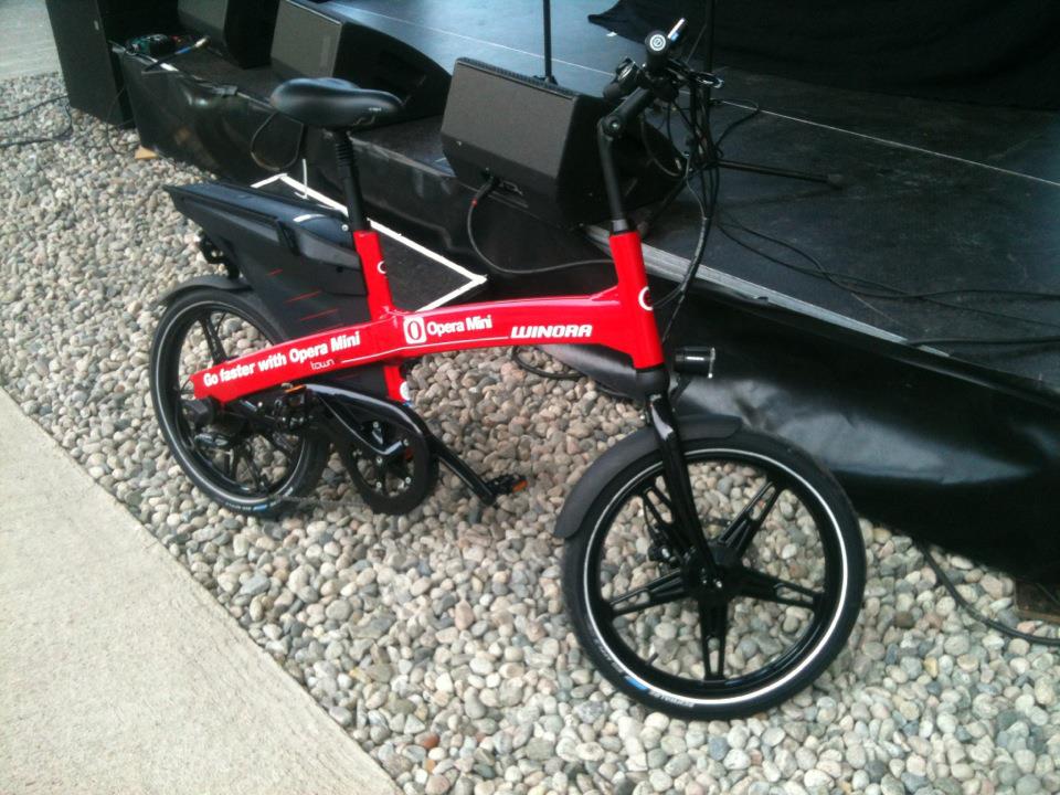 Opera Mini bicycle