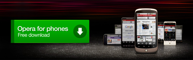 Download Opera Mini 5 and Opera Mobile 10