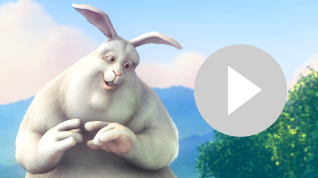 Big Buck Bunny HTML5 demo page