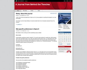 A Journal from Behind the Trenches