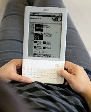Opera on Acer LumiRead